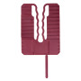 60 x rote Montageklötze 60 mm x 45 mm x 3,0 mm